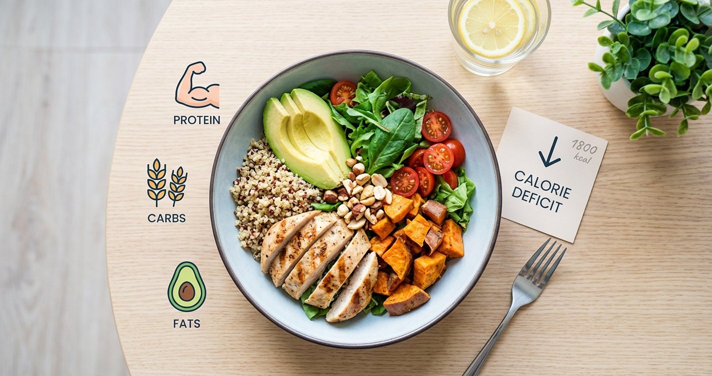The Sustainable Fat Loss Formula: Mastering Calorie Deficit &amp; Macronutrient Balance