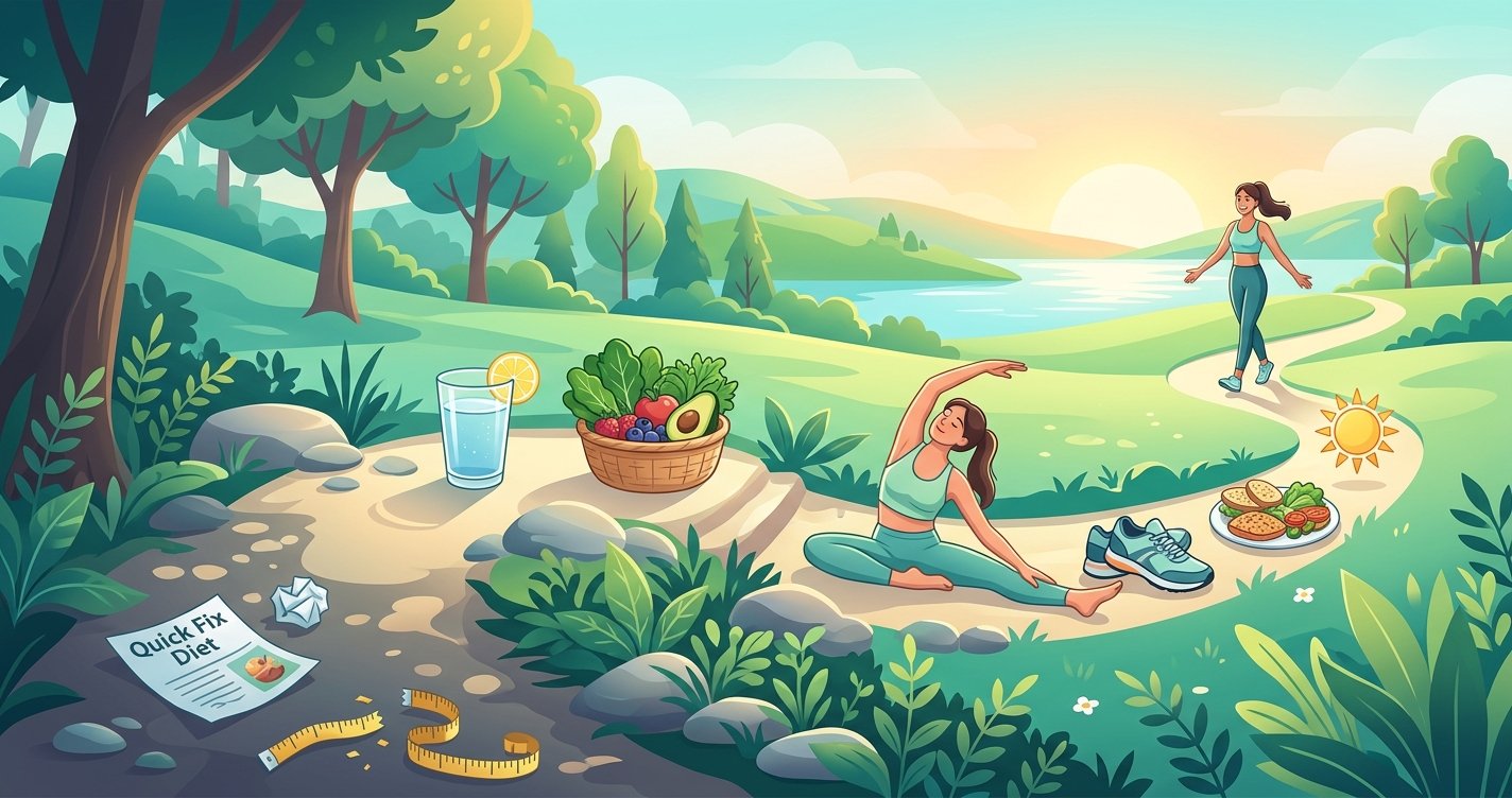 Sustainable Fat Loss: Ditching Crash Diets for Habits That Last