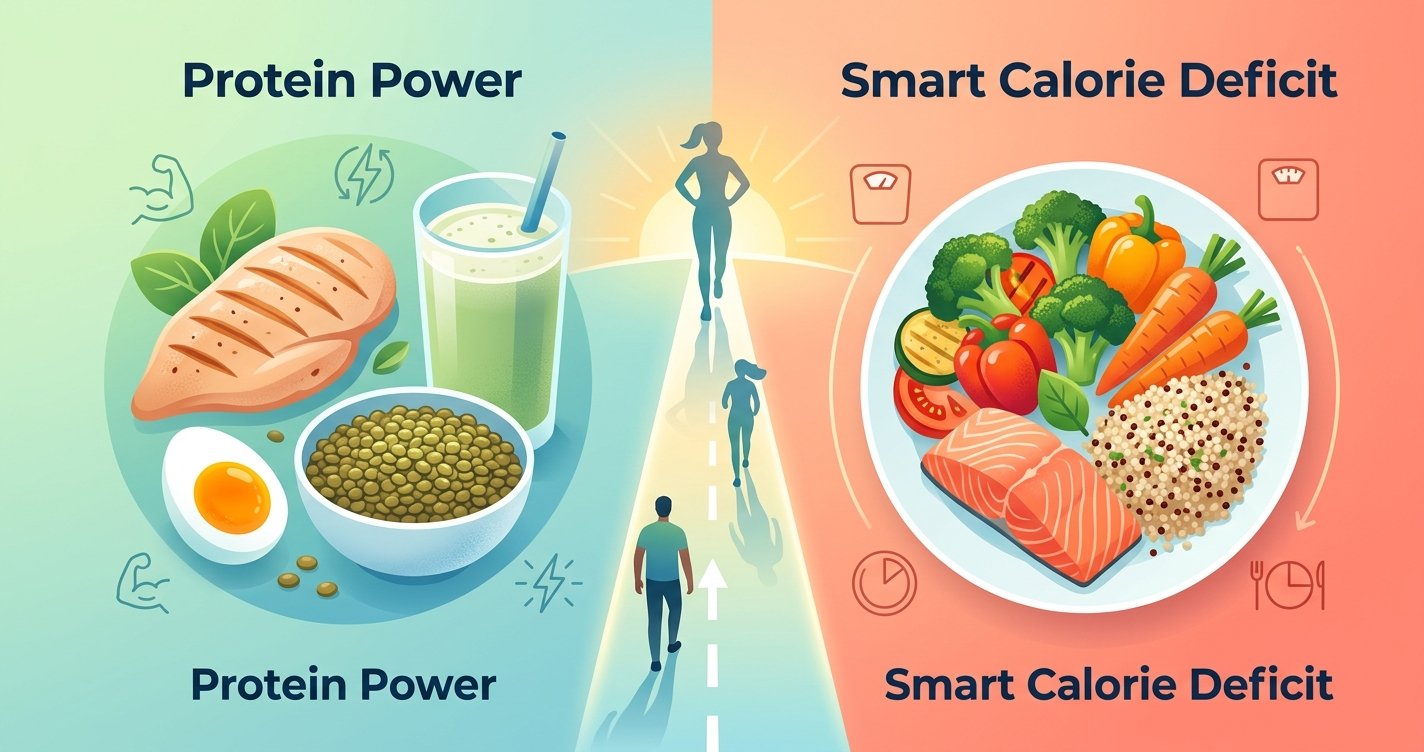 Fueling Your Fat Loss Journey: The Power of Protein and a Smart Calorie Deficit